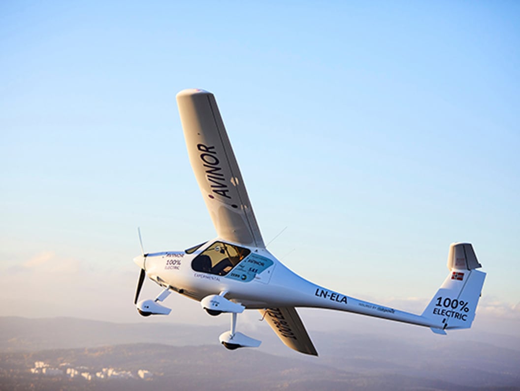 Elflyet til Avinor i luften